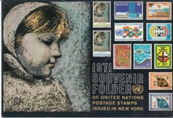UNO New York 0231 / 0241 ** - Jahreszusammenstellung 1971